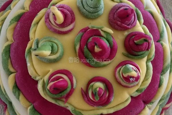 蒸生日花糕的做法图解14