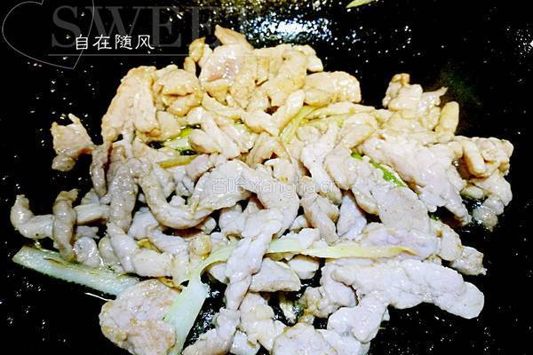 平菇肉丝的做法图解2