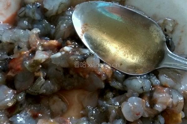菠菜虾仁鸡蛋饺子馅的做法图解7