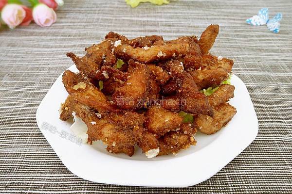 孜然鸡柳的做法图解7