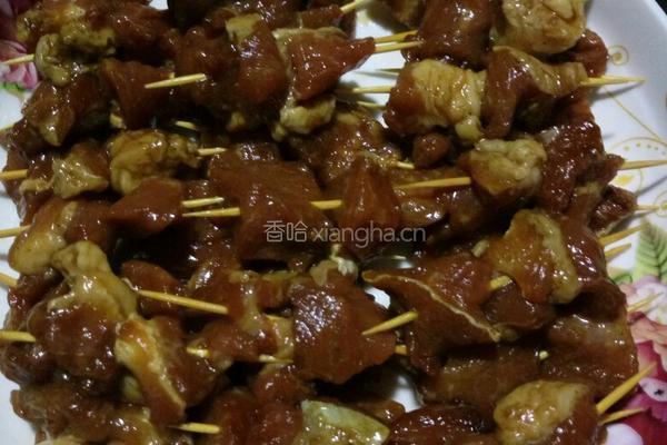 孜然牙签肉的做法图解6