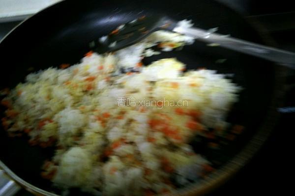 韩式辣酱蛋炒饭的做法图解6