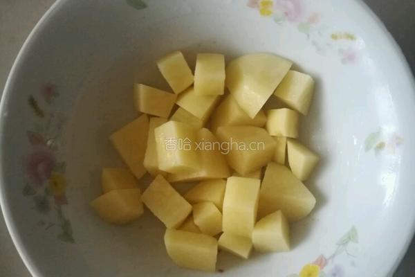 土豆蒸扎鸭的做法图解2