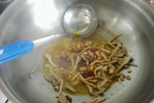 白菜炝肉丝的做法图解11