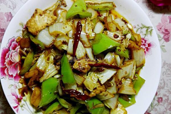 尖椒白菜片的做法图解9
