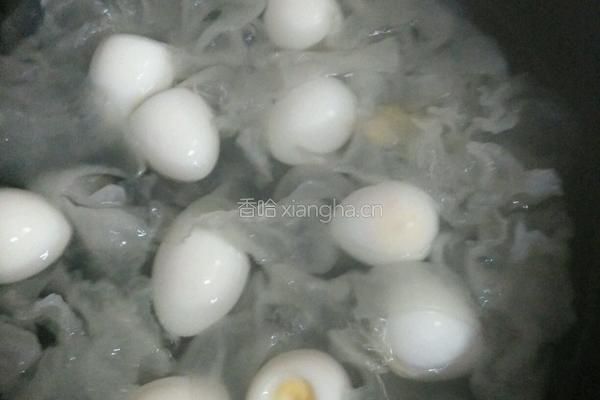 银耳红枣鹌鹑蛋羹的做法图解5
