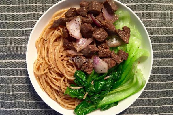 黑椒牛肉意面的做法图解8