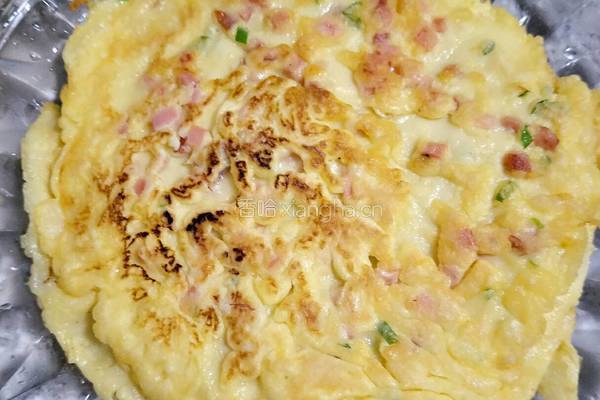 香葱火腿鸡蛋饼的做法图解5