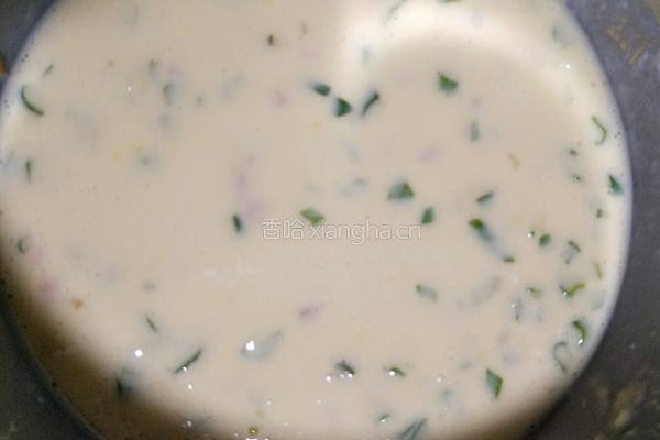 香葱火腿鸡蛋饼的做法图解3