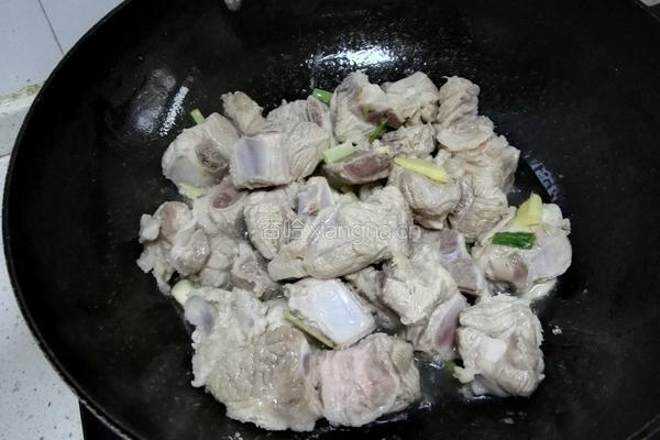 素鸡烧排骨的做法图解4