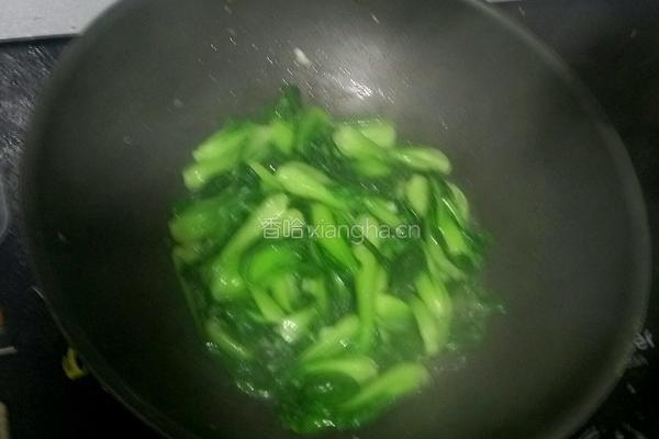 爆炒青菜拼盘的做法图解3