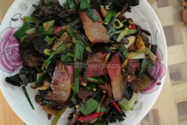 炒腊肉的做法图解3