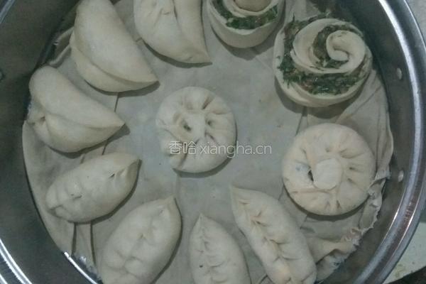 树叶包子……茴香肉馅的做法图解18
