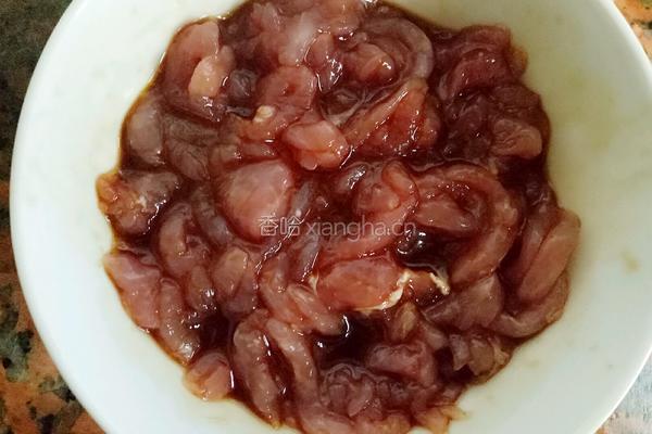 芦笋炒肉丝的做法图解3