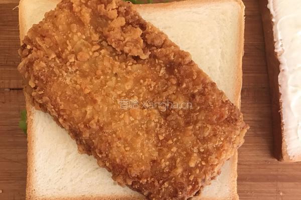 鸡排三明治的做法图解7