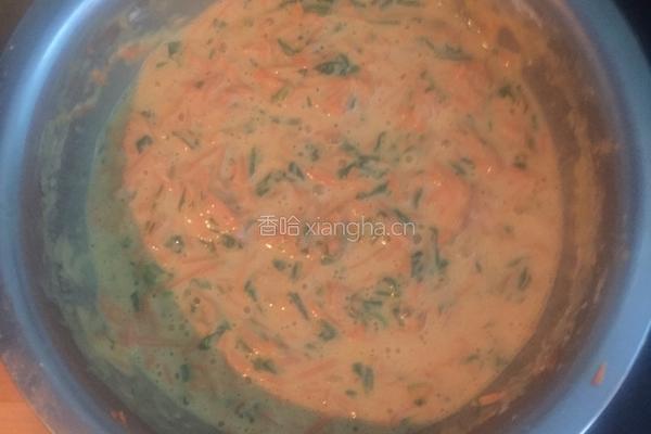 蔬菜饼的做法图解3
