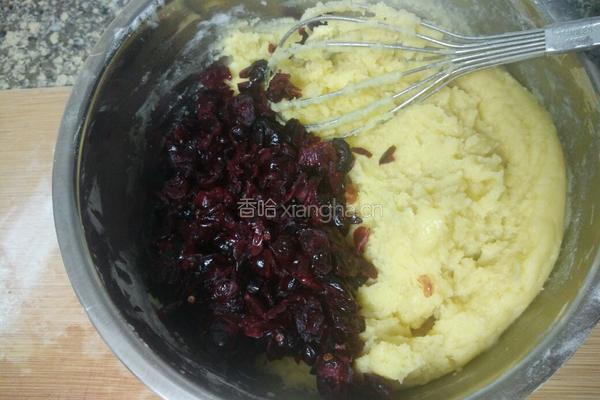 蔓越莓曲奇饼干的做法图解4
