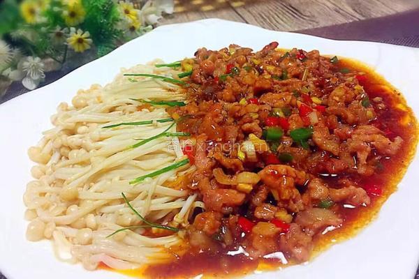 肉末金针菇的做法图解13