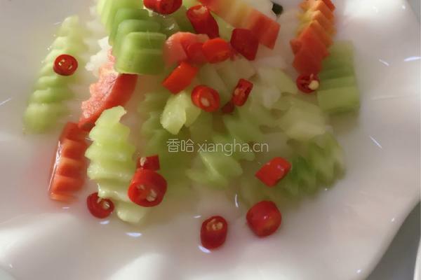 爽口泡菜的做法图解5