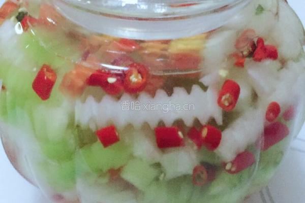 爽口泡菜的做法图解4