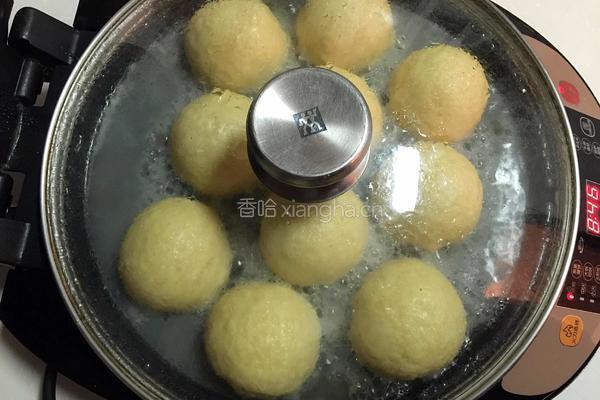 生煎玉米团子（猪肉萝卜馅）的做法图解17