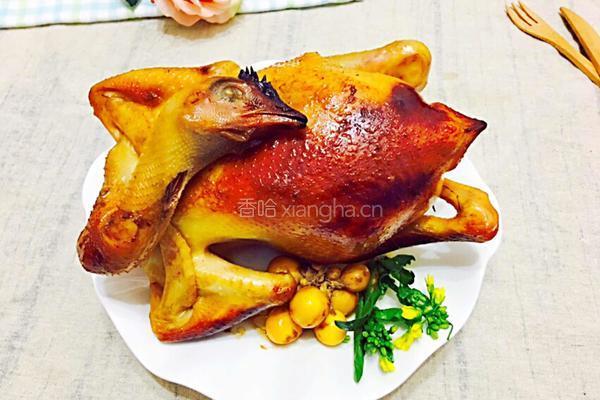脆皮烤鸡的做法图解10