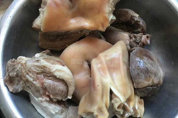 卤猪货的做法图解4