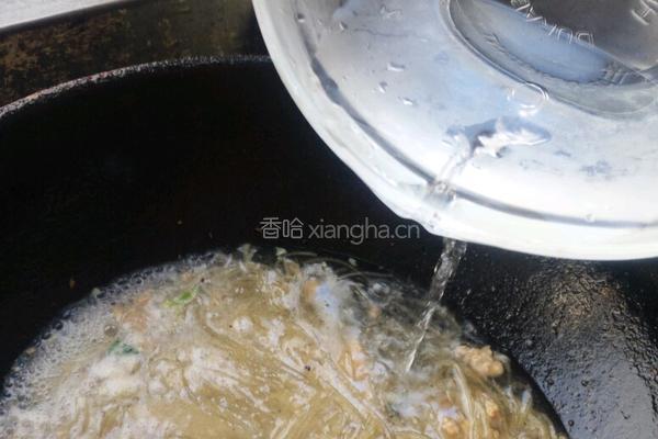 粉条炒肉末的做法图解7
