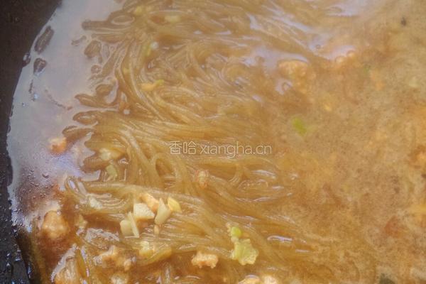 粉条炒肉末的做法图解8