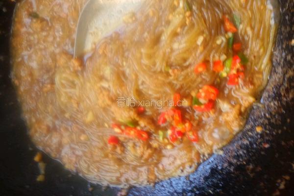 粉条炒肉末的做法图解9