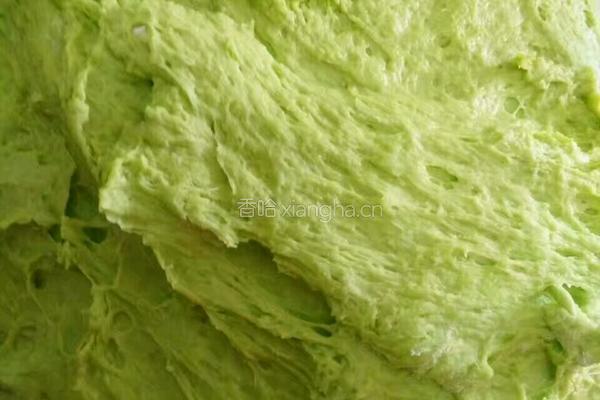 菠菜汁肉包的做法图解3