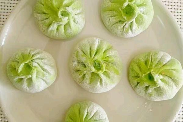 菠菜汁肉包的做法图解5