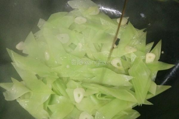 素炒莴笋的做法图解8