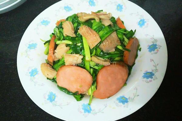 春暖花开一一炒春韭的做法图解12