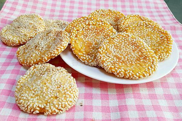 芝麻地瓜糯米饼的做法图解10
