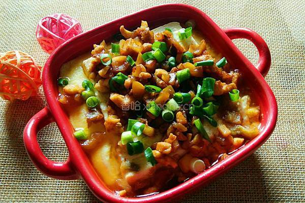 豆腐肉末蒸蛋的做法图解12