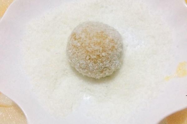南瓜紫薯糯米糍的做法图解11