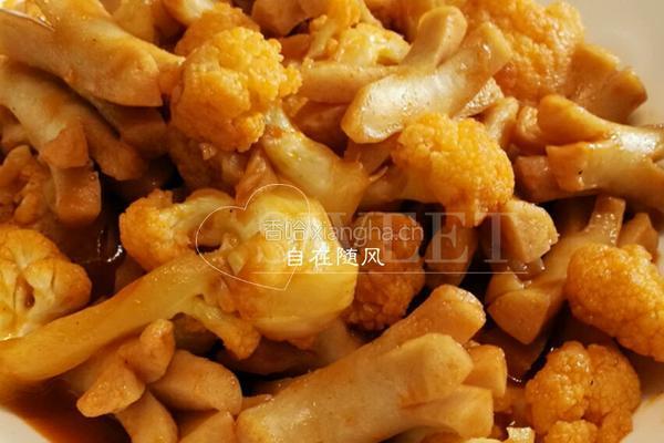 红烩花菜泥肠的做法图解4