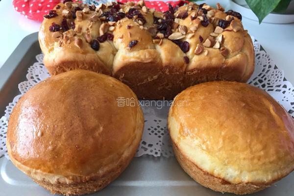 网红奶酪肉松包的做法图解1