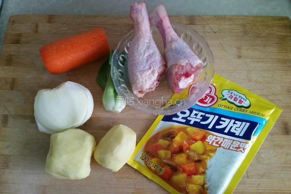 咖喱鸡肉饭的做法图解1