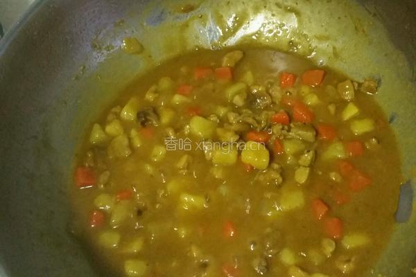 咖喱鸡肉饭的做法图解8