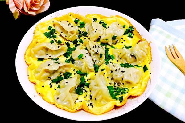 抱蛋煎芹菜猪肉饺的做法图解17