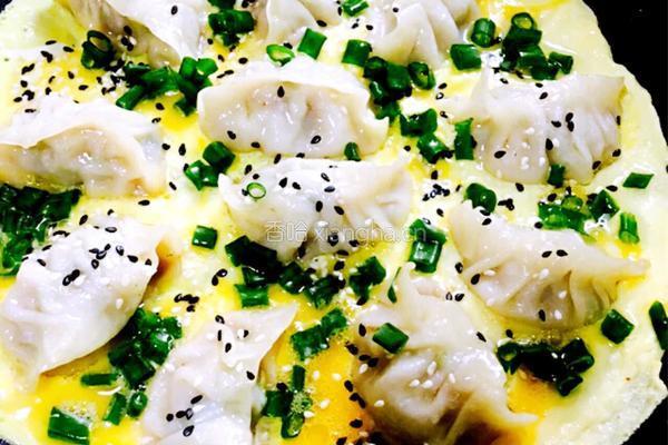 抱蛋煎芹菜猪肉饺的做法图解15
