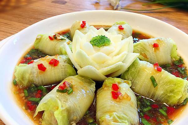 白菜肉卷的做法图解13