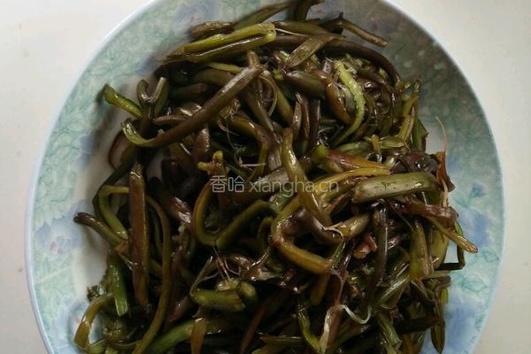 炒蕨菜的做法图解6