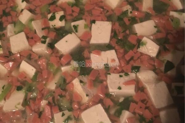 翡翠豆腐羹的做法图解7