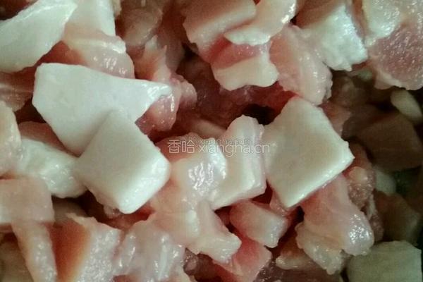 莴笋叶蘸肉酱的做法图解3