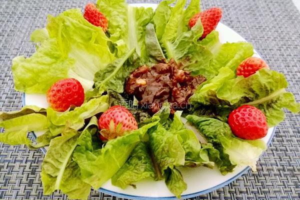 莴笋叶蘸肉酱的做法图解8