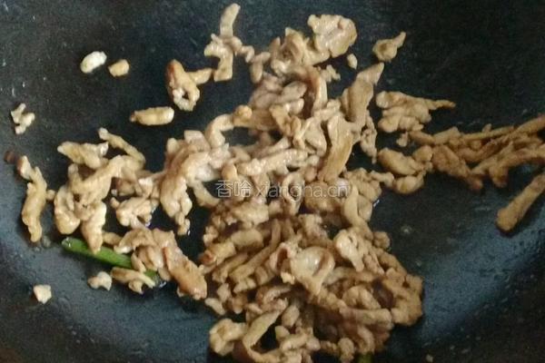 蝉衣莴笋肉丝的做法图解4