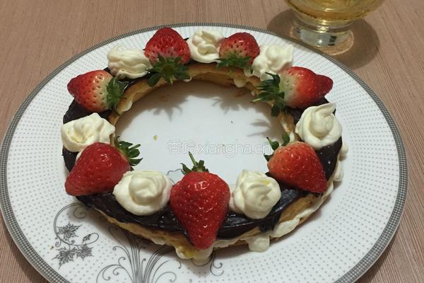 高颜值的花环泡芙的做法图解15